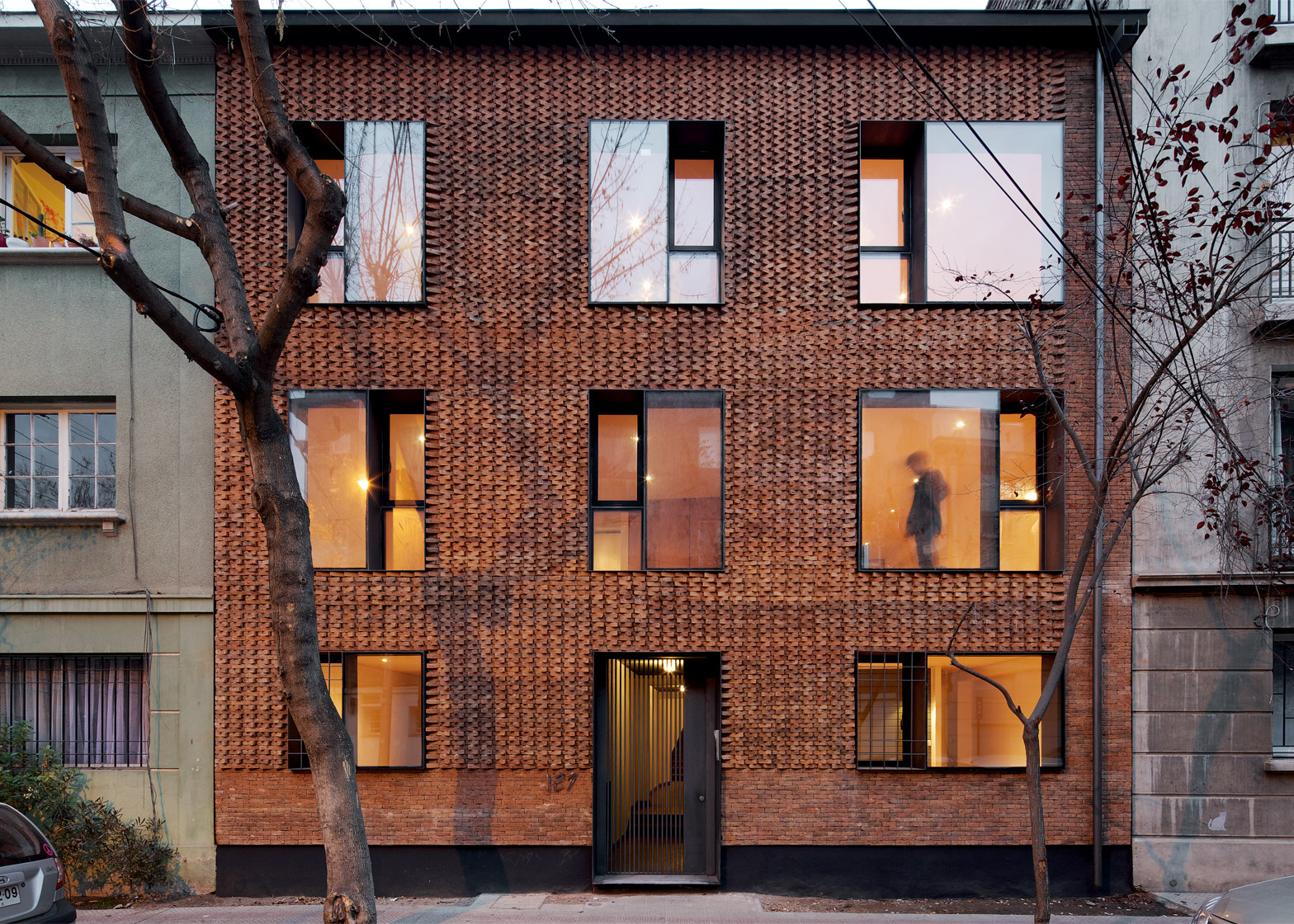 Dutch brick facade 